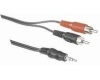 Cable 2 RCA Macho a MiniJack estreo Macho [2m]