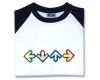 Camiseta DDR [Blanco/Azul][Manga Larga][XL]