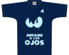 Camiseta Mrame a los ojos [Azul][XXL]