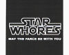 Camiseta Star Whores [Negro] [L]