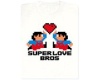 Camiseta Love Bros [Blanco][M]