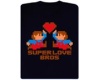 Camiseta Love Bros [Negro][XL]