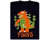 Camiseta Monsters Attacking Tokyo [Negro][L]