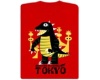 Camiseta Monsters Attacking Tokyo [Rojo][L]