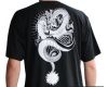 Camiseta Dragon Ball Z: Shenron B/N [Negro][L]