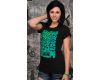 Camiseta Minecraft: SSS BOOM! [Negro][Chica][S]