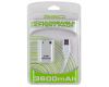 Batera recargable 3600mAh Xbox 360 [Blanca]