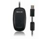 Adaptador de mandos Wireless Xbox 360 a PC [Negro]